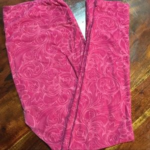 Subtle Flower LuLaRoe TC Leggings
